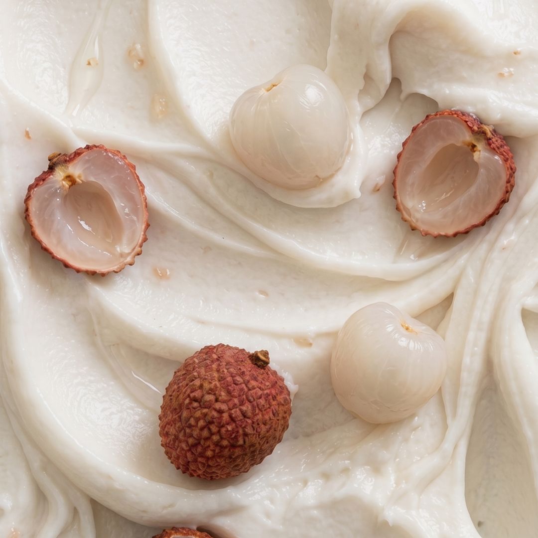 1,25 kg Preparato per Gelato al Litchi,  senza lattosio, per vegani