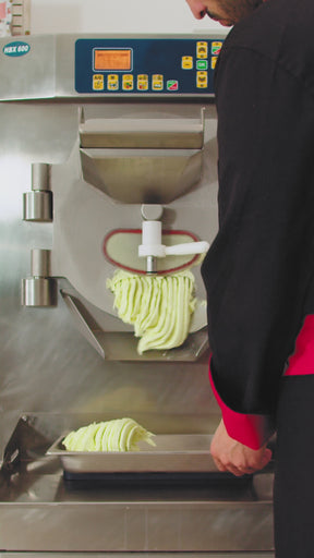 1,25 kg Preparato per Gelato alla Mela Verde con pezzi, senza lattosio, per vegani