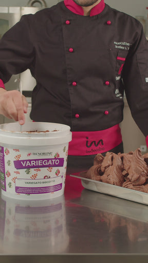Variegato al Cacao e Nocciola per Gelati, Desserts, VARIEGATO BISCOTTO