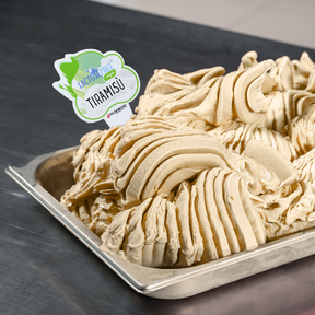Preparato per Gelato al Tiramisù senza Lattosio, per Vegani