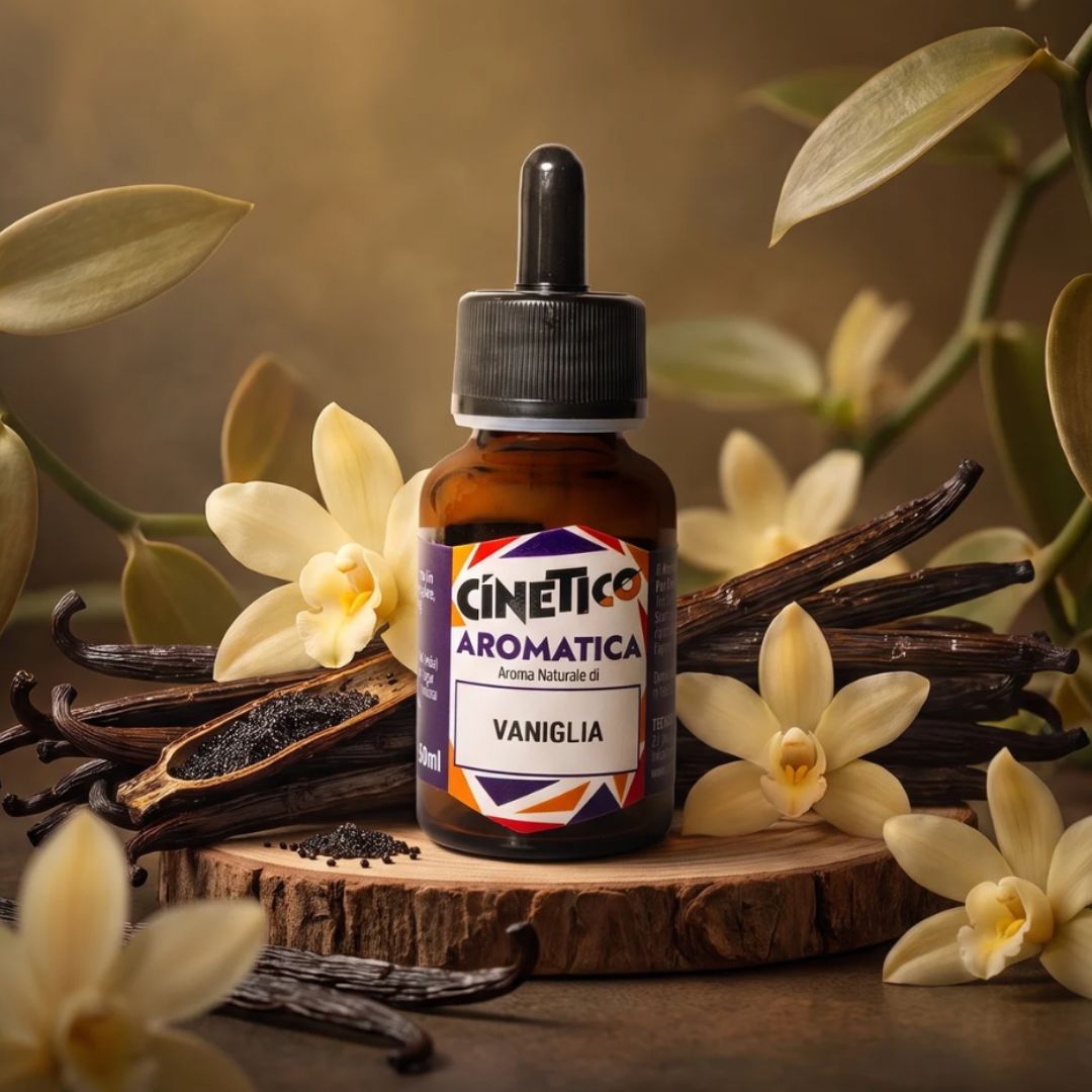 Aromatica Vaniglia CINETICO , 50ml, aroma naturale, per cocktail e mocktail