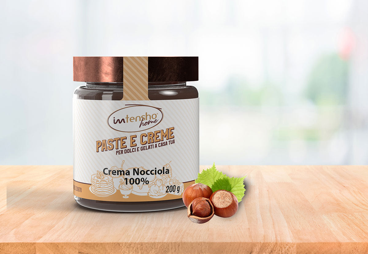 200g Crema Nocciola per aromatizzare gelati, yogurt, creme pasticcere e dessert