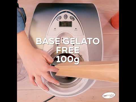400g Base Gelato per realizzare gelati crema e frutta vegani e senza lattosio.
